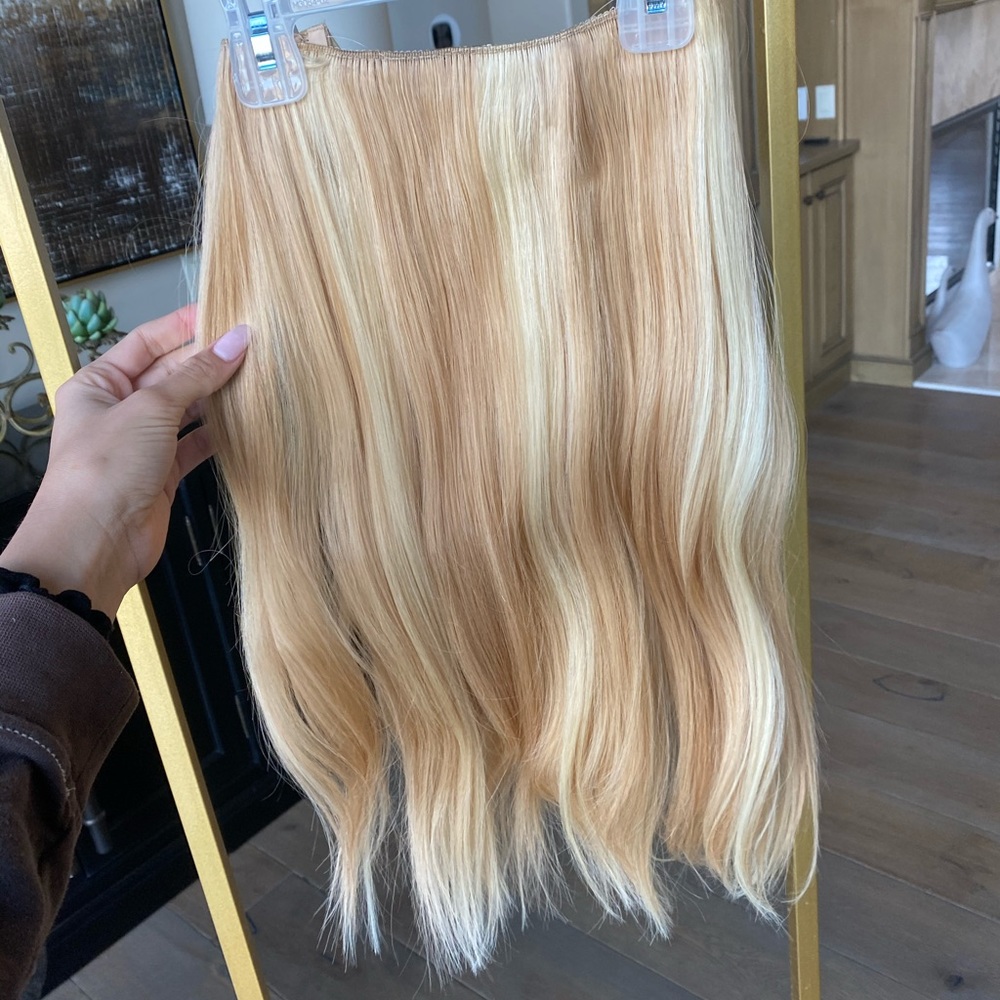 20" HALO EXTENSION Strawberry blonde 100%remy hair